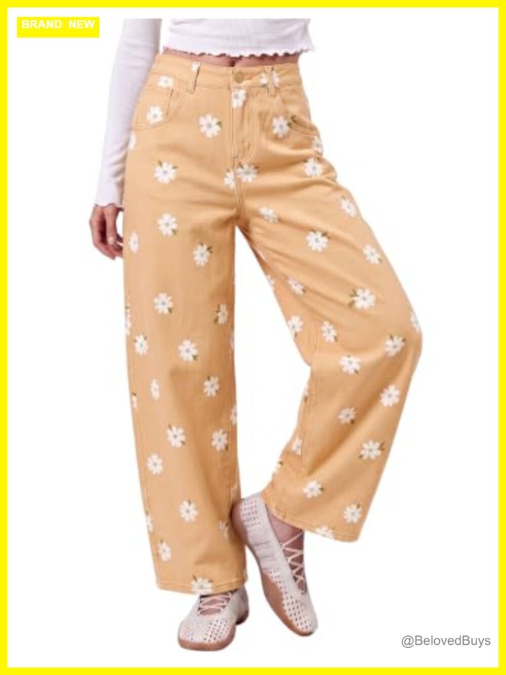 High Rise Barrel Jeans Cropped Stretch Denim Relaxed Fit